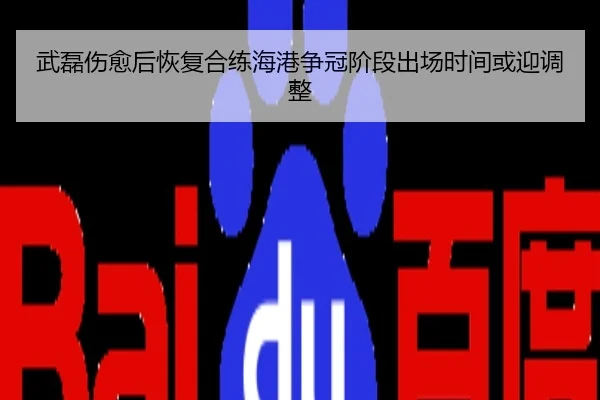 武磊伤愈后恢复合练海港争冠阶段出场时间或迎调整